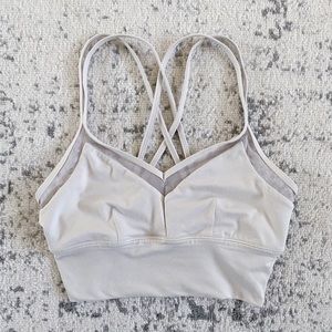 Alo yoga Sneak Long Bra - Bone